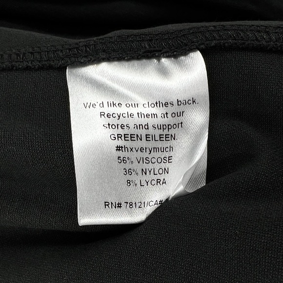 EILEEN FISHER Jacket Womens Large Gray Black Lightweight Washable Stretch Crepe - Picture 11 of 15